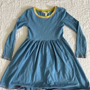 Matilda Jane Blue Long-Sleeve Girls' Twirl Dress with Pockets size 6